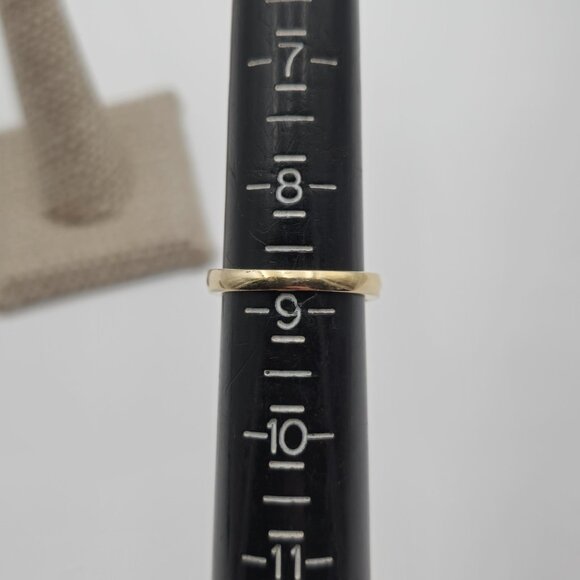 Size 8.75 Gold Over Sterling Silver Quality Cubic Zirconia Gems Ring A3222 - Picture 7 of 9